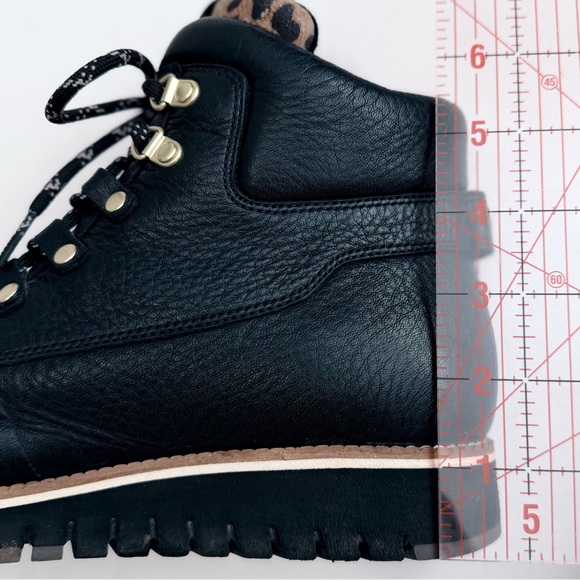 Cole Haan Zerogrand Explorer Gateway Hiker Waterproof Black/Leopard Print Sz 9B - Picture 11 of 12